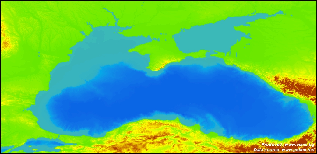 Black Sea map