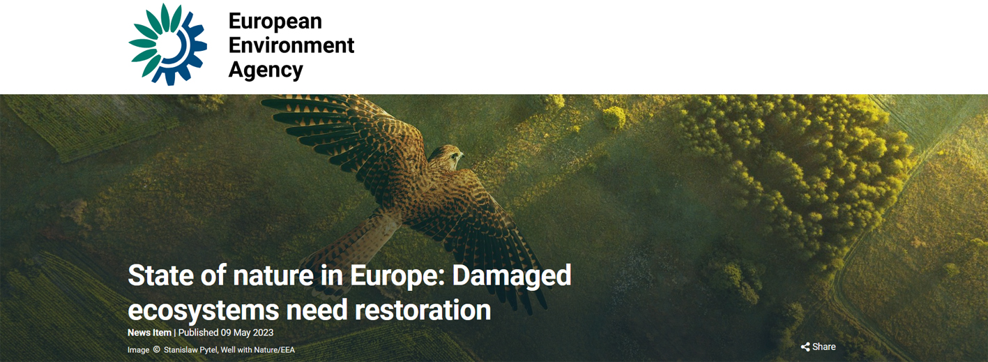 EEA briefing The importance of restoring nature in Europe Damaged ecosystems need restoration
