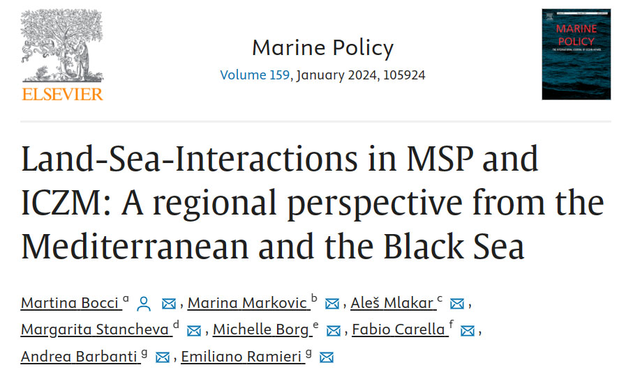 Land Sea Interactions in MSP and ICZM